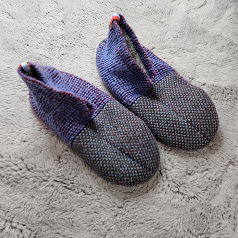 Bombas Gripper Slippers Size XL Extra Large Grip Socks Double Layer Knit Outer - Picture 3 of 9
